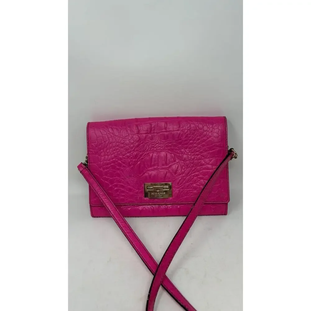 Kate Spade Fiona Orchard Vly Hot Pink Crossbody